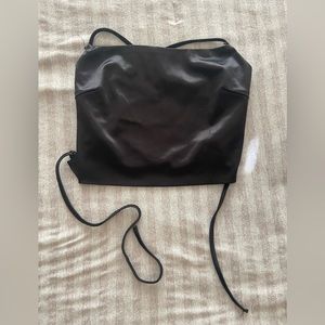 Women’s black going out top